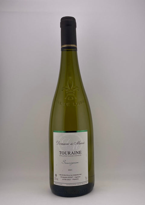 A bottle of Sauvignon, Domaine Marcé , AOC Touraine, 2021, white wine