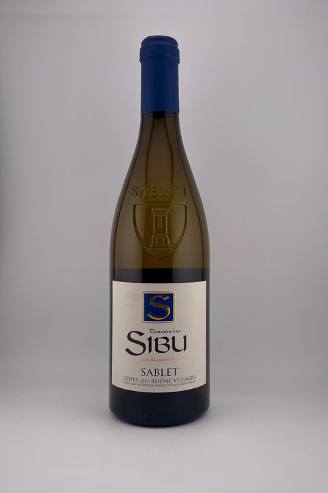  A bottle of Sablet, Domaine Sibu, AOP Sablet, 2023 (organic), white wine